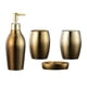thumbnail image 2 of Juego De Accesorios De Baño, Vasos, Taza, Decoración De Encimera Dorada, Hogar, 2 of 6