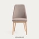 thumbnail image 5 of Pack 4 Sillas Comedor Lena Madera Asiento Acolchado Poliéster Marrón, 5 of 9