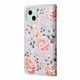 thumbnail image 5 of FOXDOCK Funda Tipo Cartera Floral para iPhone 15 Plus ,Funda con Tapa de Cuero PU, Protección Antigolpes con Ranuras para Tarjetas y Soporte, 5 of 5