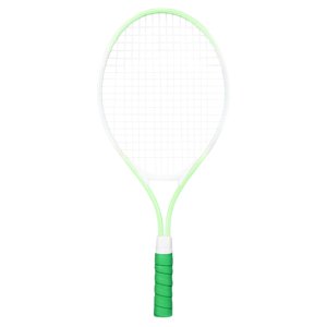 Magideal - 21 Pulgadas Equipo De Entrenamiento De Tenis De Tenis De Niños Raceta Recreativa De Tenis Mango Ergonómico Para Park Beach Practice Niñas Niñas Mango Verde