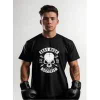 Persodesign - Polera Estampado Krav Maga Autodefensa Skull Calavera