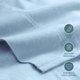 thumbnail image 2 of Juego de sábanas Bare Home de franela 100% algodón, color azul claro, 2 of 9