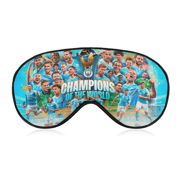 FIFA Antifaz para dormir, máscara de ojos para dormir con correas ajustables, antifaz de poliéster opaco, bloquea la luz para reducir la hinchazón ocular, regalo de viaje