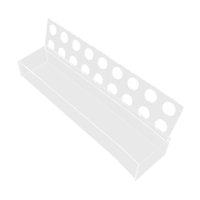 Bothyi - Florero Rectangular Largo Con Tapa Con Agujeros Para Decoración De Escritorio De Apoyo Fotográfico 45 Cm