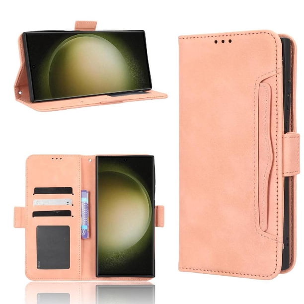 Funda Tipo Billetera FOXDOCK para Samsung Galaxy S23 Ultra 5G – Tapa Flip con Tarjetero