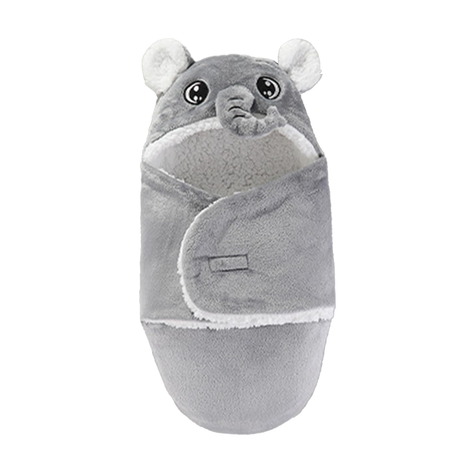 Bothyi - Manta Envolvente Para Bebé Recién Nacido, Bonito Regalo Para Niño, Manta Envolvente Elegante Para Recién Nacido, Gris, 70cm