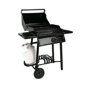 Bothyi - Casa De Muñecas Móvil, Parrilla Para Barbacoa, Horno En Miniatura, Modelo 1/12 Para Cocinar Al Aire Libre