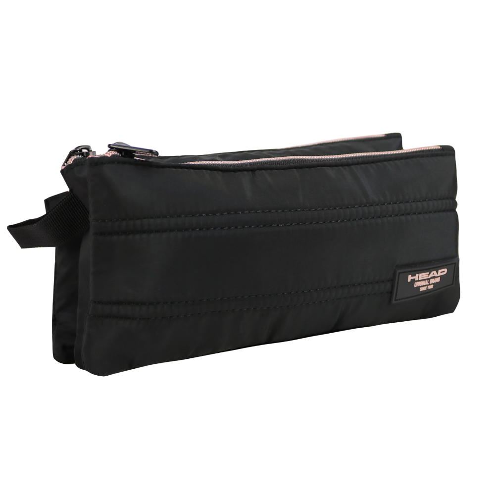 Estuche Triple Celerio Quilt Negro Head
