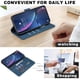 thumbnail image 3 of Funda Billetera para Xiaomi Redmi Tubo5 Max Protección RFID y Soporte Ajustable Azul, 3 of 6