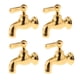 thumbnail image 2 of 4x 1:12 Casa De Mu?ecas Grifos De Ba?o Grifo De Ducha De Ba?o Dorado, 2 of 5