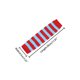thumbnail image 2 of GUANTES SIN DEDOS PARA MUJER INSPIRE CHIC, CALENTADORES DE BRAZO TEJIDOS CON ESTAMPADO, LONGITUD HASTA EL CODO, AZUL ROJO, 2 of 6