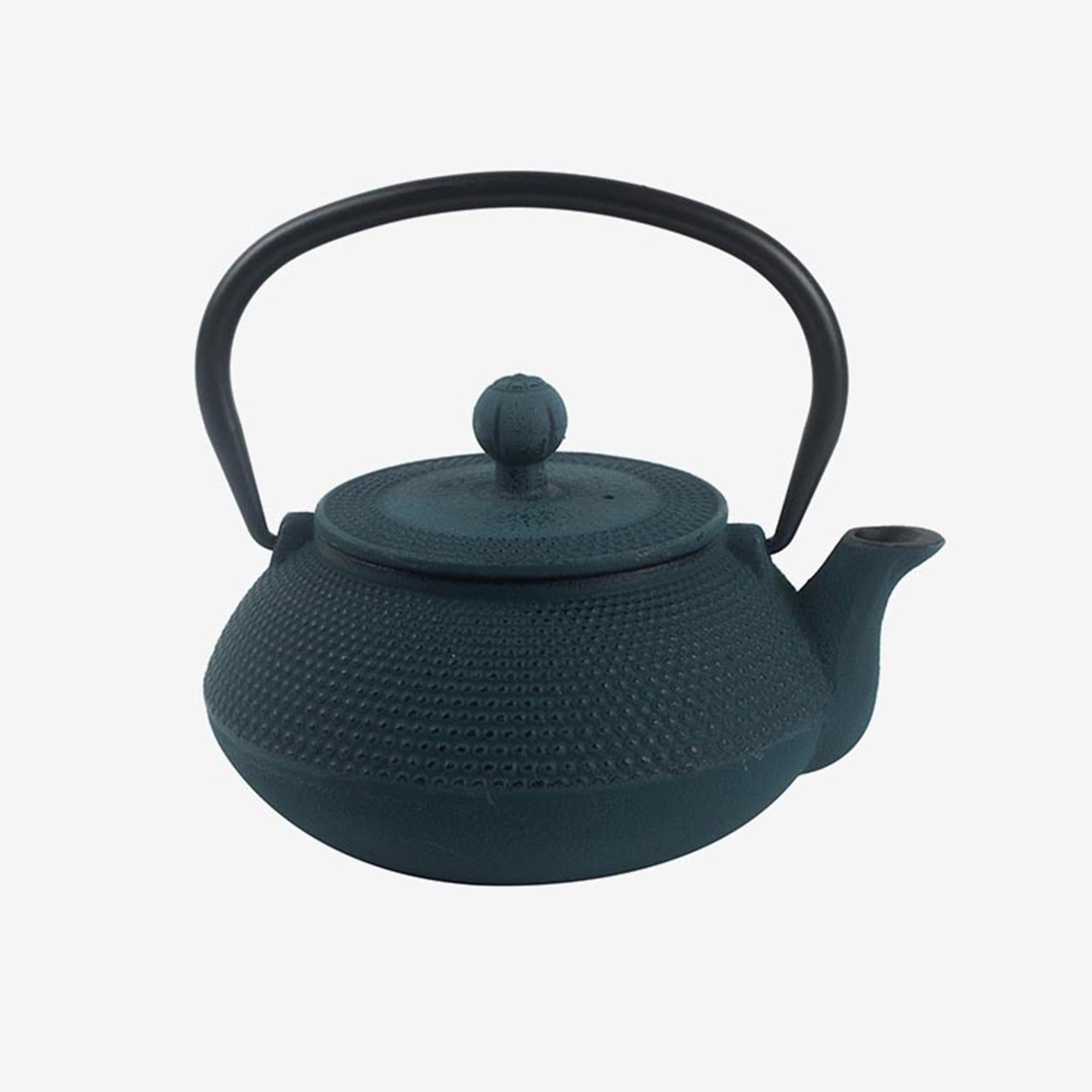 Decoexpress - Tetera De Hierro Fundido Azul 720ml