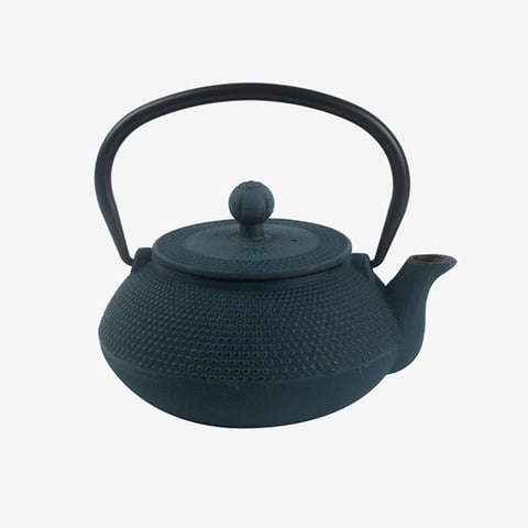 Decoexpress - Tetera De Hierro Fundido Azul 720Ml