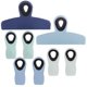 thumbnail image 1 of Abrazaderas magnéticas para bolsas Hedameili 8 unidades azul silicona, 1 of 7