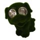thumbnail image 3 of Resina Flocado Animal Figurines Solar LED Jardín Luces Césped Adorno Perro, 3 of 5