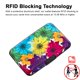 thumbnail image 2 of Portatarjetas Kaabao 10 cm con bloqueo RFID y diseño floral, 2 of 7