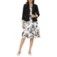 thumbnail image 1 of INSPIRE CHIC Conjuntos de 2 Piezas para Mujer Vestido sin Mangas de Chifón Floral y Conjunto de Chaqueta Negro M, 1 of 6