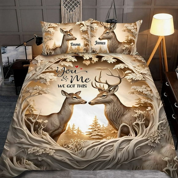You Me We Got This Juego De Cama Personalizado De Caza