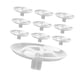 thumbnail image 3 of 10 Piezas Soporte para Flores Hidropónico Flotante Portaplanta Ligero de Polipropileno Estante para Decoración Floral Versátil Base para Plantas Acuát 5 cm x 2 cm, 3 of 5