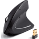 thumbnail image 2 of Mouse vertical inalámbrico ergonómico led negro, 2 of 3