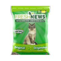 Papel Reciclado Fresh News Para Gatos, Bolita Original De 5,4 Kg