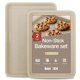 thumbnail image 1 of Set de bandejas para galletas Bakken Swiss antiadherentes con acabado mármol, 2 piezas, 1 of 9