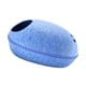 thumbnail image 3 of Cueva De Cama De Gato De Fieltro Natural Con Cremallera Tienda De Campa?a Para Gatos De Interior Cama Para Mascotas Casa Escondite Azul, 3 of 5