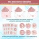 thumbnail image 5 of Pack de 24 Tarjetas de Agradecimiento Decorably con Brillo Rosa Dorado, 5 of 6