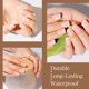 thumbnail image 5 of Press On Nails LIARTY, 480 unidades, punta francesa corta con funda, 5 of 7
