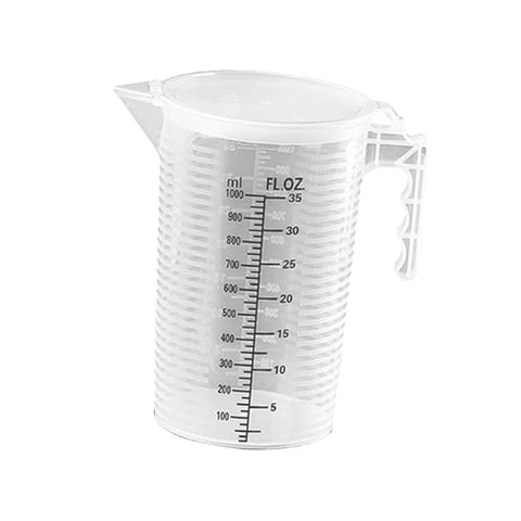 Magideal - Taza Medidora Con Escala, Jarra Medidora Multiusos, Jarra Medidora De Agua Para Repostería Fácil De Limpiar, Recipiente Medidor, Accesorios De Cocina 1000Ml