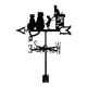 thumbnail image 5 of Veleta Con Figura De Gato, Veleta De Viento De Animales De Hierro Negro Para Vallas, Granero Y Garaje, 5 of 5