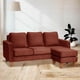 thumbnail image 1 of Seccional Venecia Intercambiable Tela Velvet Chocolate, 1 of 1
