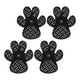 thumbnail image 1 of 4 Piezas Almohadillas Para Patas De Perro Calzado Para Mascotas Botines Calcetines Pegatinas Para Pies Antideslizantes Para Perros M Negro, 1 of 3
