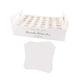 thumbnail image 3 of Conos de confeti y caja de soporte, bandeja decorativa, pétalos de flores secas, conos de confeti, caja de conos de papel para el Día de San Valentín 30 hoyos blanco, 3 of 5