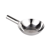 Magideal - Cucharas De Acero Inoxidable, Ollas Para Sopa, Mango Ergonómico, Ollas Multiusos Para Lavar Frutas Y Verduras, Cucharón Para Sopa, Olla Para Cocina Y Medio