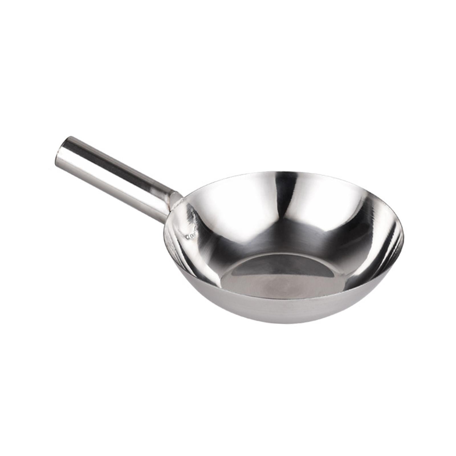 Magideal - Cucharas De Acero Inoxidable, Ollas Para Sopa, Mango Ergonómico, Ollas Multiusos Para Lavar Frutas Y Verduras, Cucharón Para Sopa, Olla Para Cocina Y Medio