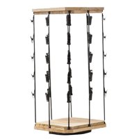 Magideal - Soporte De Exhibición Para Patatas Fritas, Organizador De Aperitivos Negro, Soporte Para Dulces, Bolsa De Escritorio, Almacenamiento De Aperitivos, Of Marrón