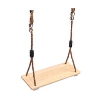 Magideal - Asiento De Columpio De Madera Diseño De Hebilla Duradera Silla De Columpio Completa Para Niños Para Jugar En El Jardín Patio Trasero Al Aire Libre Int