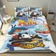 thumbnail image 1 of Felix el Gato Conjunto de sábanas temático, trío de piezas, cómodo y amigable con la piel, diseño único, regalo de decoración para el hogar para familiares, amigos y fans, 90 cm * 190 cm, 1 of 6