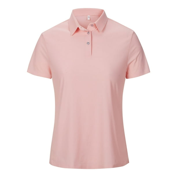 Polera Ultra Dry Fit Con Cuello Manga Corta Mujer