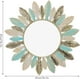 thumbnail image 2 of Espejo Plumas Circular de Metal Taller Sin Fronteras, 2 of 3