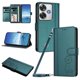 thumbnail image 1 of Funda Cartera Trébol para Xiaomi Poco F6 con Ranuras Tarjetas y Carga Inalámbrica Verde oscuro, 1 of 6