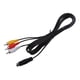 thumbnail image 5 of 5FT 1,5 M S-Video 7 Pin Pin Tap To 3 RCA Cable De Audio Masculino Para PC TV Laptop, 5 of 5