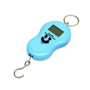Ekoi - Balanza Electrónica Portátil Digital Colgante Equipaje Viaje Azul Talla Única