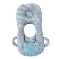 Magideal - Almohada De Lactancia Para Bebés, Almohada De Cuerpo De Maternidad Almohada De Lactancia Cojín De Cinturo De Alimentación Almohada De Dormir En Apariencia , Azul
