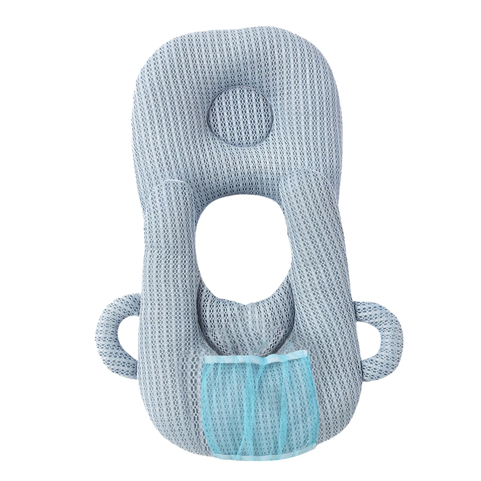 Magideal - Almohada De Lactancia Para Bebés, Almohada De Cuerpo De Maternidad Almohada De Lactancia Cojín De Cinturo De Alimentación Almohada De Dormir En Apariencia , Azul