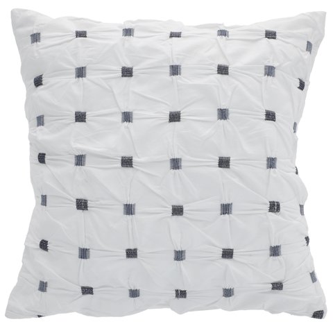 Sueño Blanco - Cojin Capitone Blanco 45X45 Cm