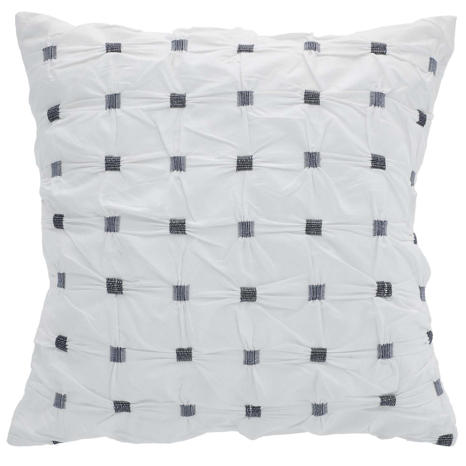 Sueño Blanco - Cojin Capitone Blanco 45X45 Cm