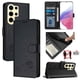 thumbnail image 1 of Funda tipo cartera FOXDOCK para Samsung Galaxy S24 Ultra con soporte, ranuras, RFID, diseño de gato, 1 of 5