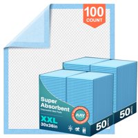 Almohadillas Desechables Aay De 30 X 36 Cm (100 Unidades), Superabsorbentes